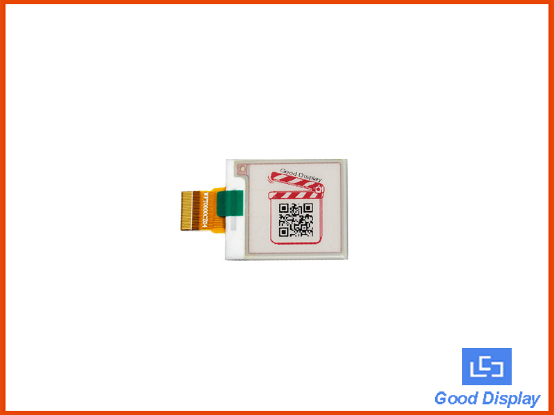1.54寸黑白紅三色電子紙顯示屏小尺寸SPI接口200*200分辨率電子墨水屏